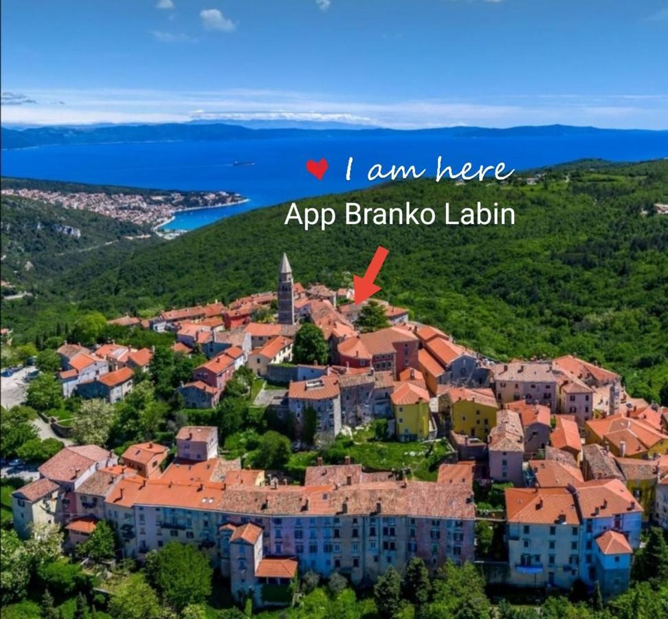 Apartment Branko With Terrace, Old Town Labin ラビン エクステリア 写真